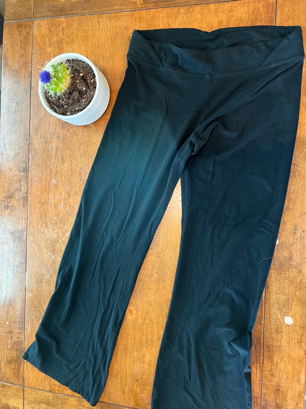 Victoria Sport Vintage Wide Waistband Yoga Pants Black XL